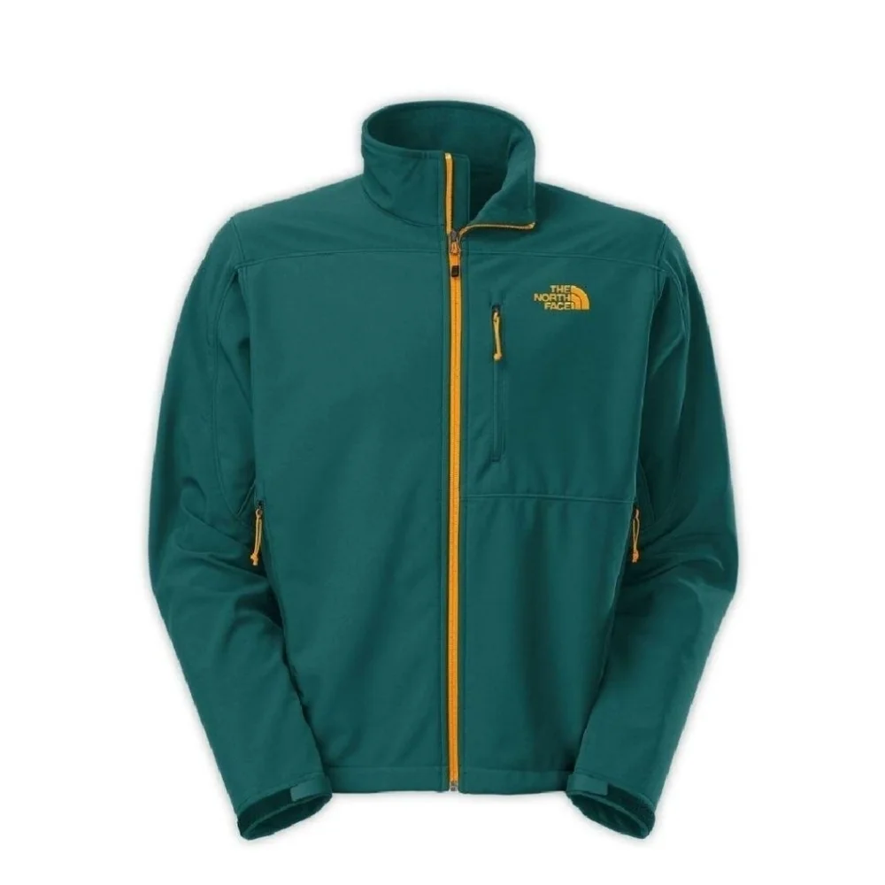 The North Face Men's Teal and Orange Performance Jacket